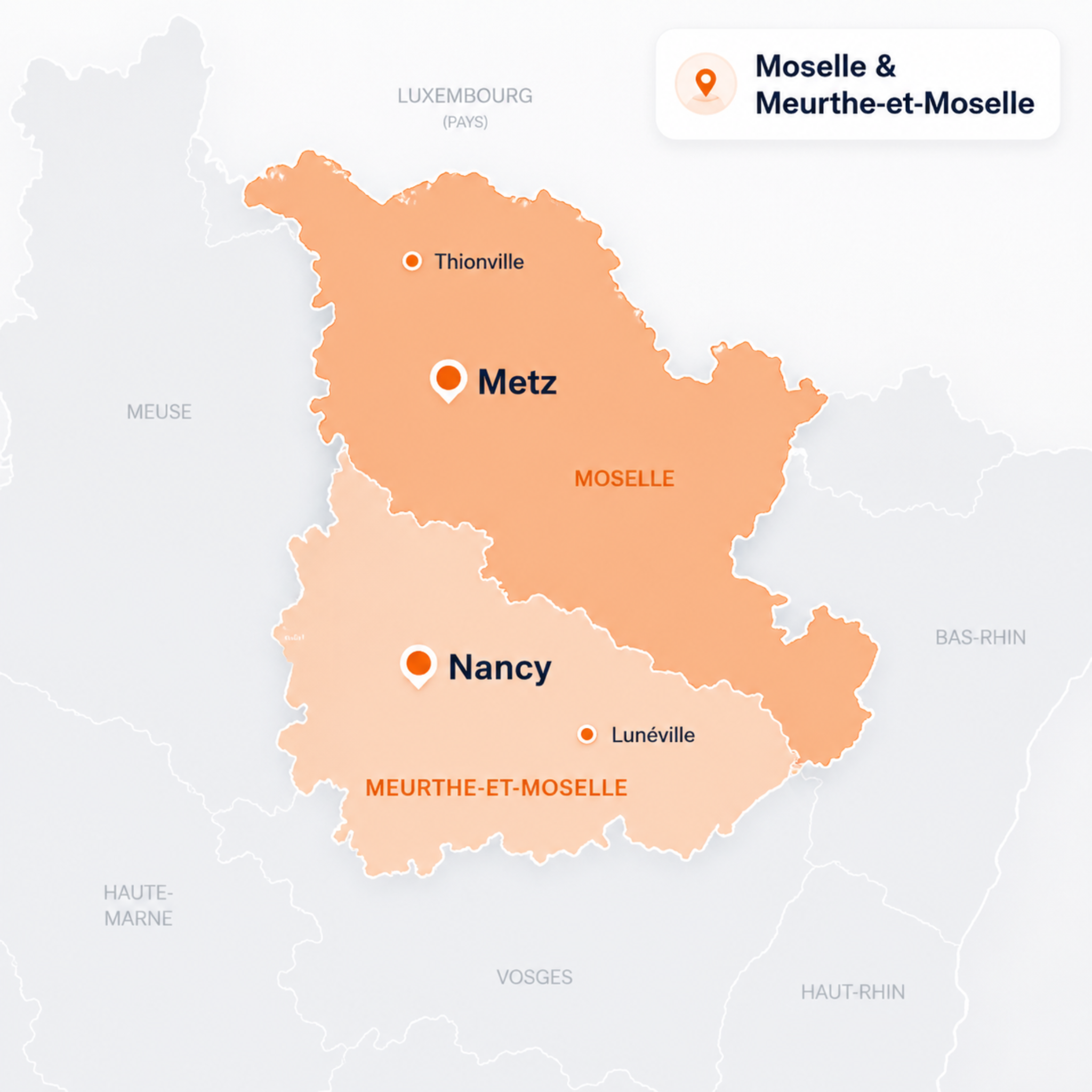Carte Metz